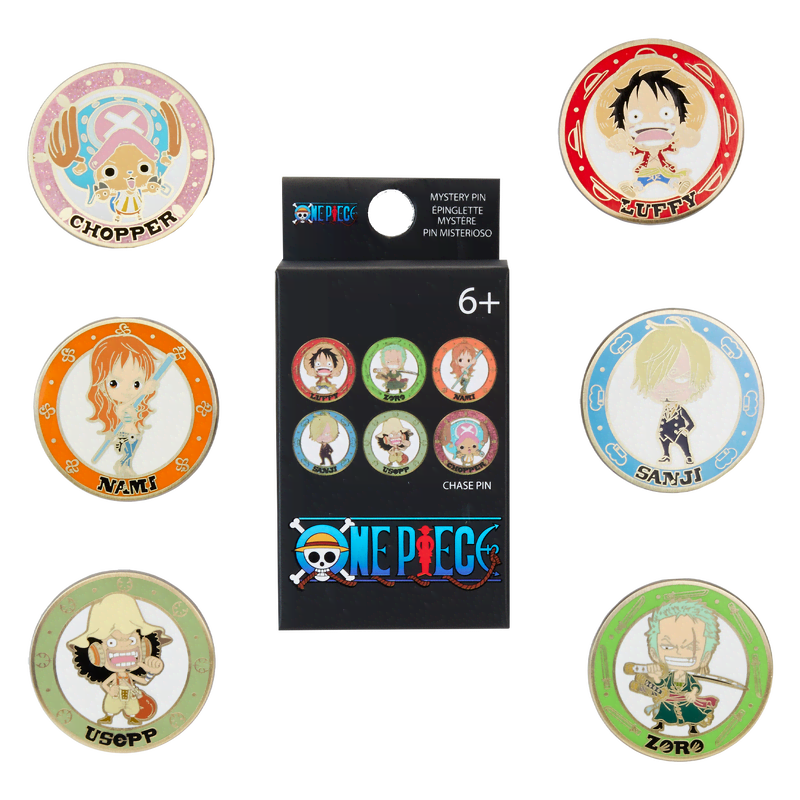 One Piece 25th Anniversary Chibi Mystery Box Pin