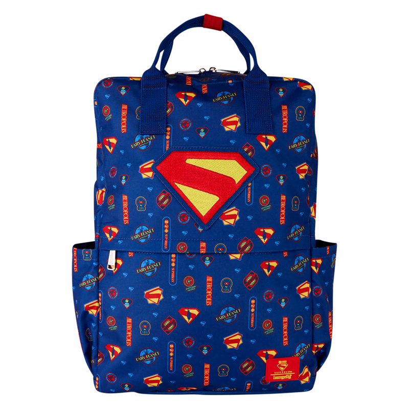Superman All-Over Print Full-Size Backpack