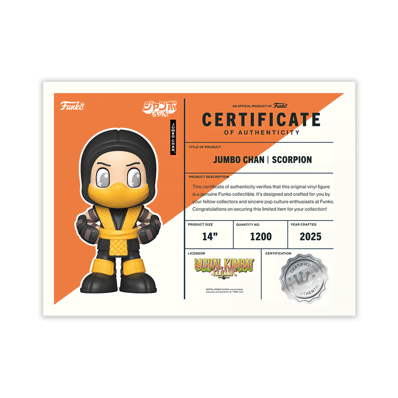 Jumbo Chan Scorpion 14 Vinyl Collectible - Image 4
