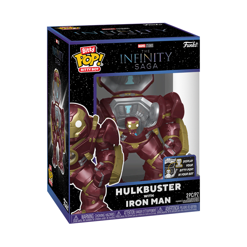 Bitty Pop! Bitty Bot Hulkbuster with Iron Man - Image 2