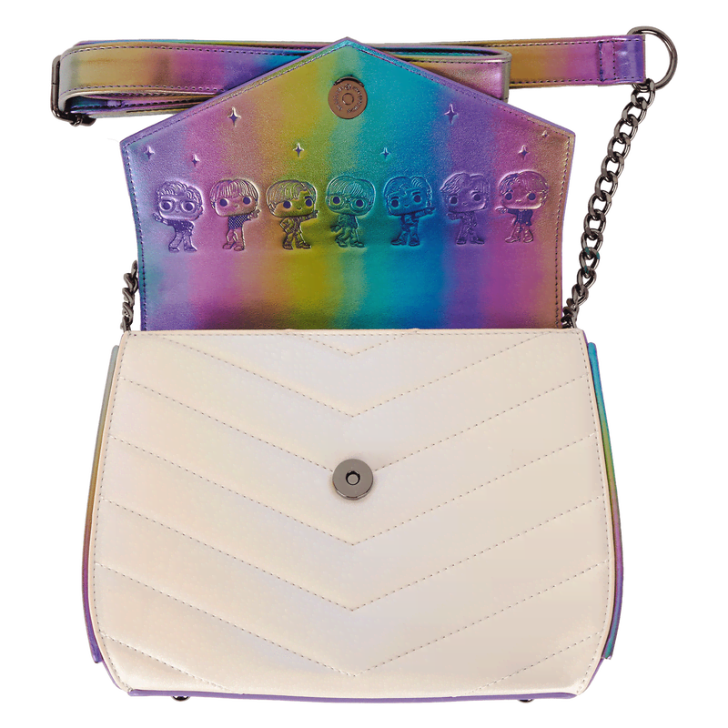 Funko Pop! By Loungefly BTS Iridescent Quilted Crossbody Bag - Image 9