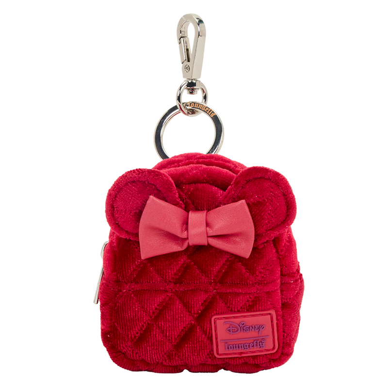 Minnie Mouse Glitter Mystery Mini Backpack Keychain Charm - Image 3