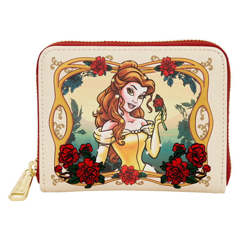 Beauty and the Beast Exclusive Belle Floral Zip Around Wallet