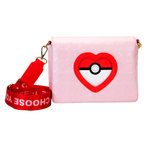 Pok??mon Exclusive I Choose You Hearts Crossbody Bag