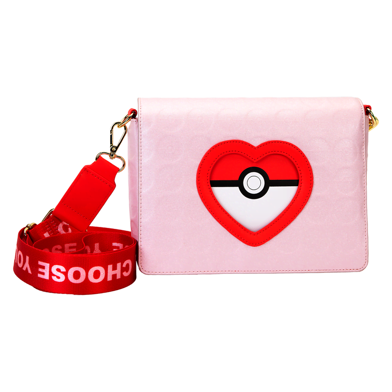 Pok??mon Exclusive I Choose You Hearts Crossbody Bag