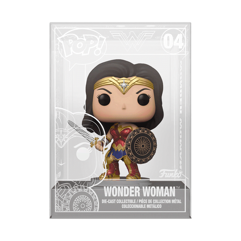 Pop! Die-Cast Wonder Woman with Sword & Shield