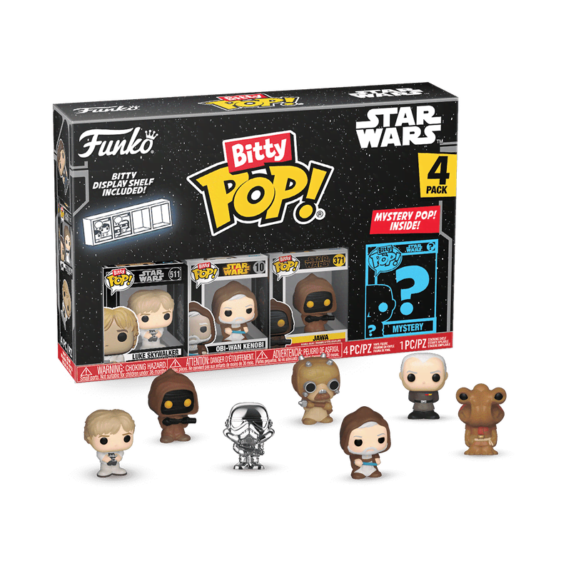 Bitty Pop! Star Wars 4-Pack Series 1