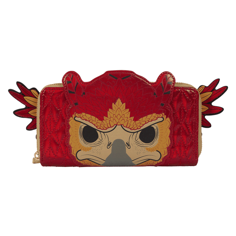 Funko Pop! By Loungefly Harry Potter Exclusive Fawkes Phoenix Cosplay Zip Around Wallet