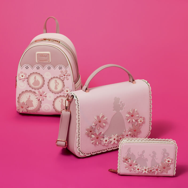 Disney Princess Belle Floral Lace Crossbody Bag - Image 3