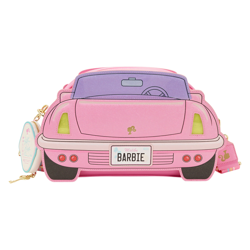 Barbie Corvette Car Light-Up Crossbody Bag with Coin Bag