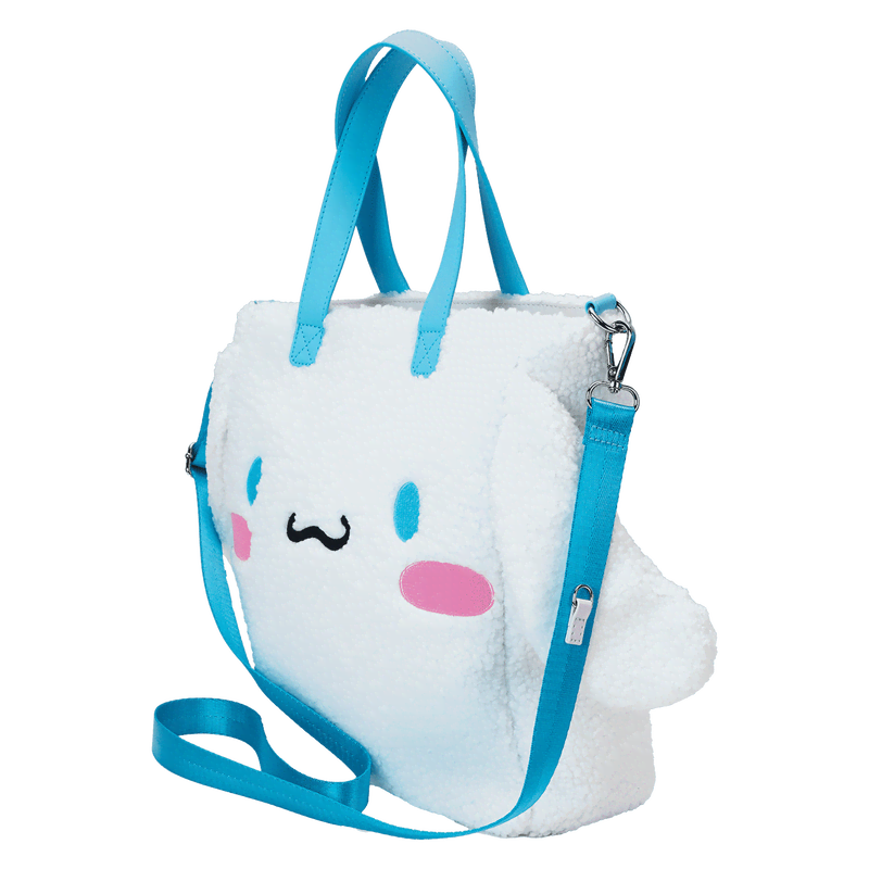 Sanrio Cinnamoroll Cosplay Sherpa Tote Crossbody Bag With Coin Bag - Image 9