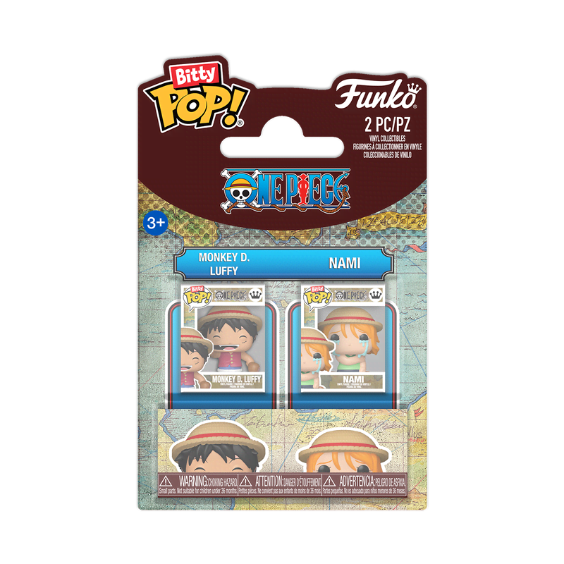 Bitty Pop! Monkey D. Luffy & Nami 2-Pack