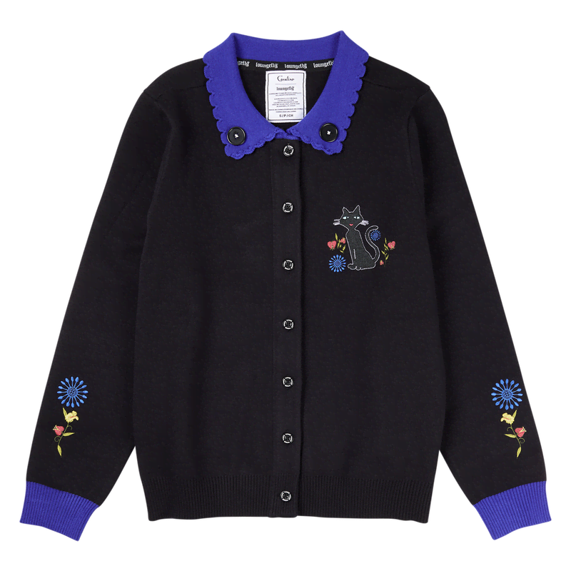 Coraline Floral Cat Collared Cardigan