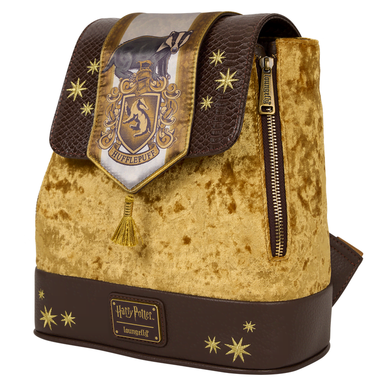 Exclusive Harry Potter Hufflepuff Banner Velvet Mini Backpack - Image 3
