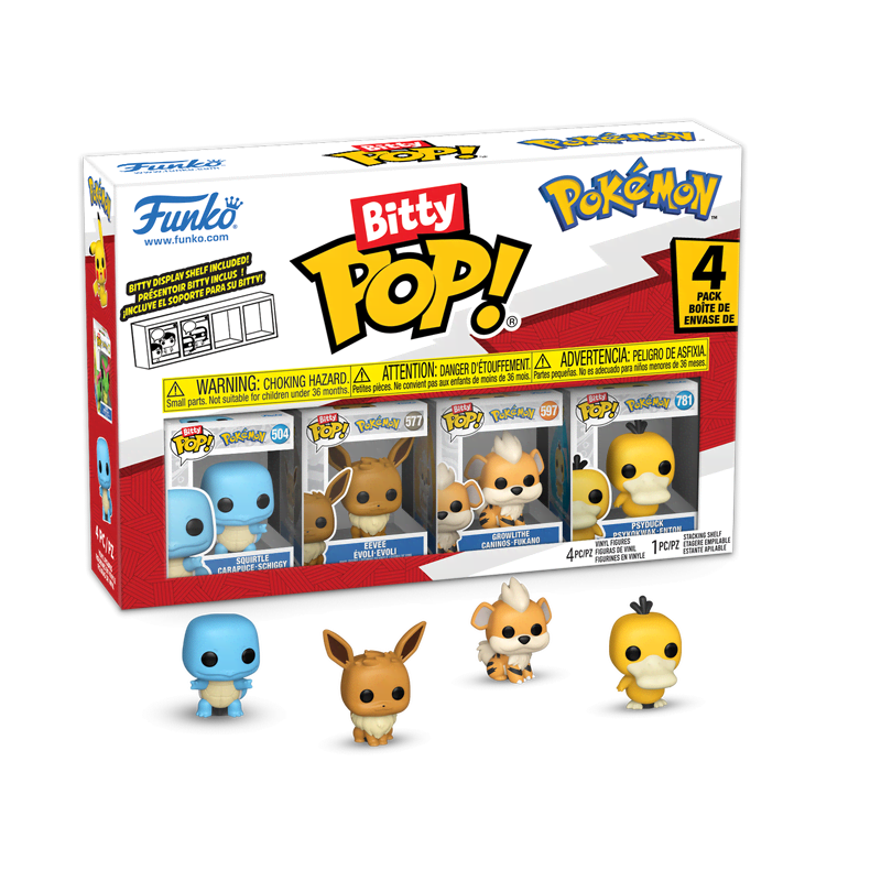 Bitty Pop! Pok??mon 4-Pack Series 4