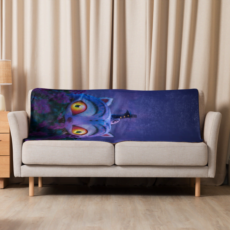 KPop Demon Hunters Derpy Tiger and Sussie Magpie Sherpa Blanket - Image 4