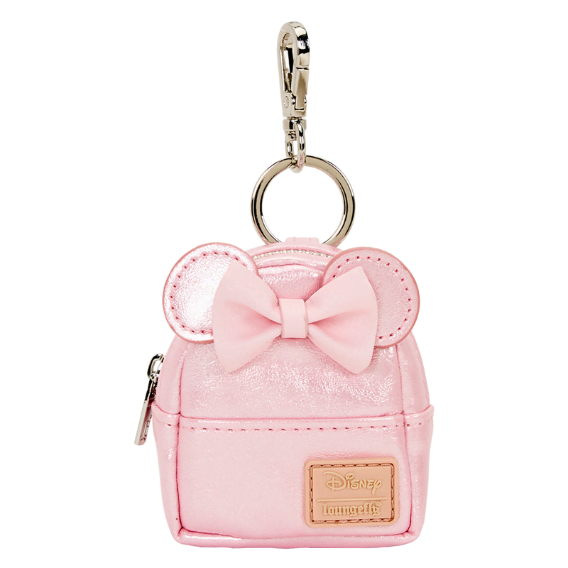 Minnie Mouse Glitter Mystery Mini Backpack Keychain Charm - Image 7