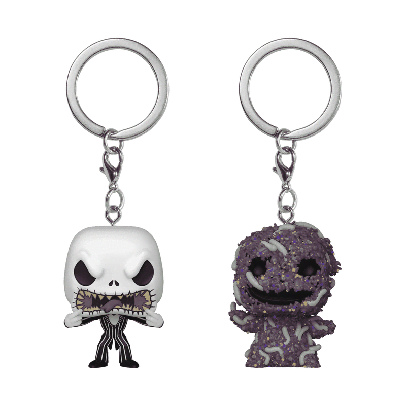 Pop! Keychain Jack Skellington & Oogie Boogie 2-Pack