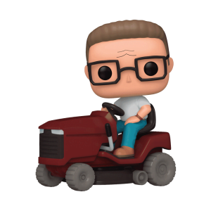 Pop! Rides Hank on Lawn Mower
