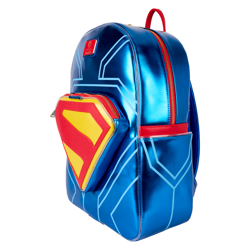 Superman Light Up Glow Full-Size Backpack - Image 6
