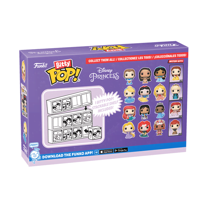 Bitty Pop! Disney Princess 4-Pack Series 4 - Image 3