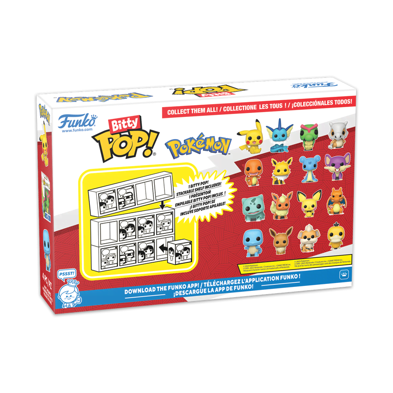 Bitty Pop! Pok??mon 4-Pack Series 1 - Image 3