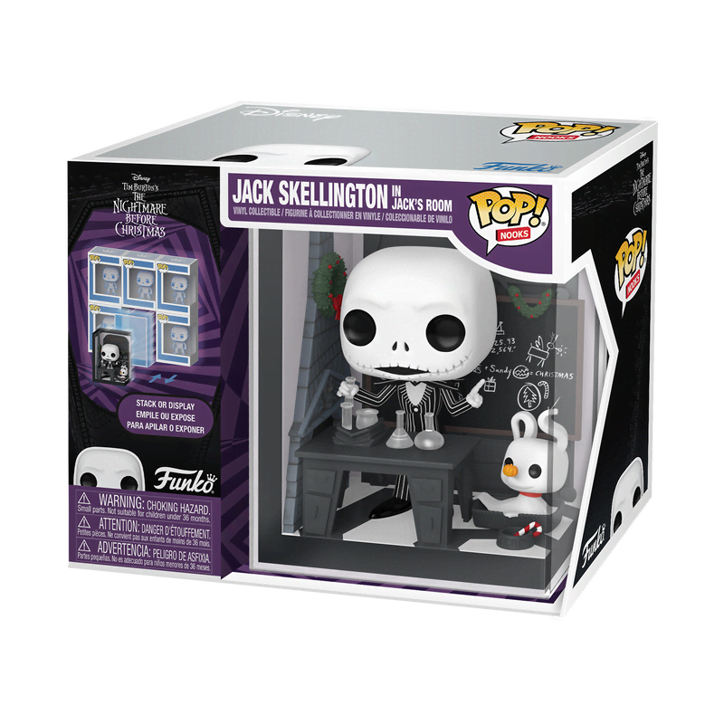 Pop! Nooks Jack Skellington in Jack's Room - Image 2