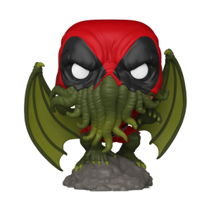 Pop! Plus Deadpool as Cthulhu (Glow) with Pop! Protector