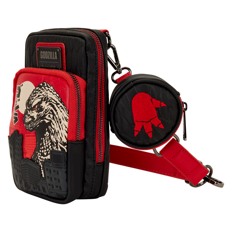 Godzilla Cell Phone Crossbody Bag with Coin Bag - Image 4