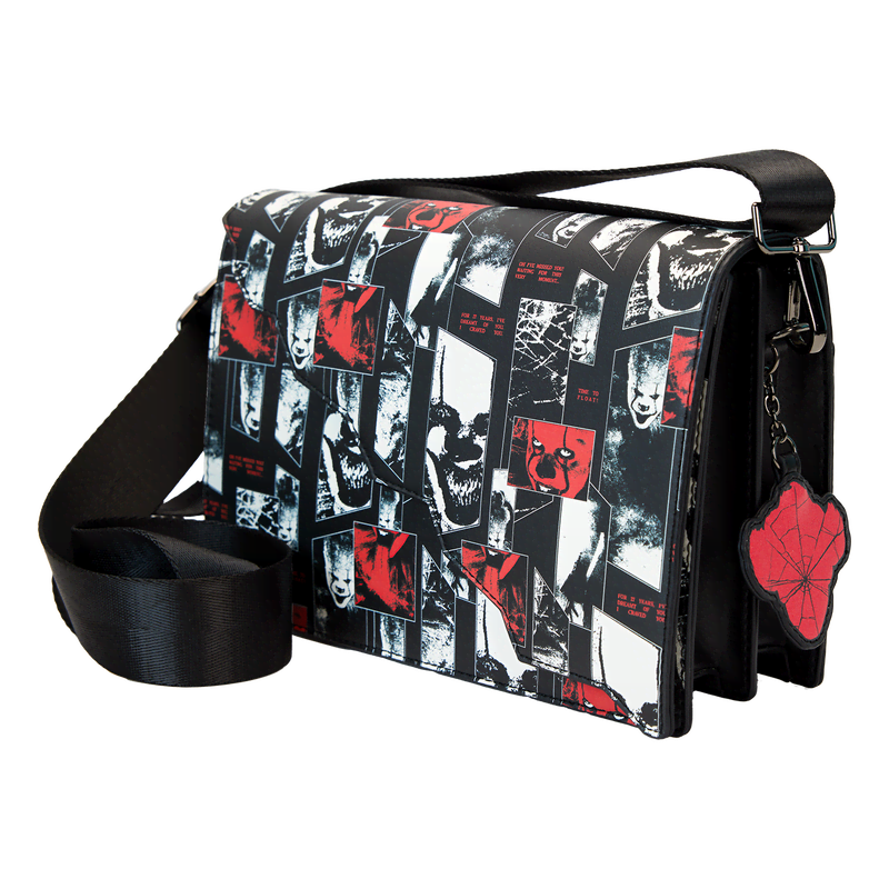 I Heart Horror It Pennywise Glow Crossbody Bag - Image 4
