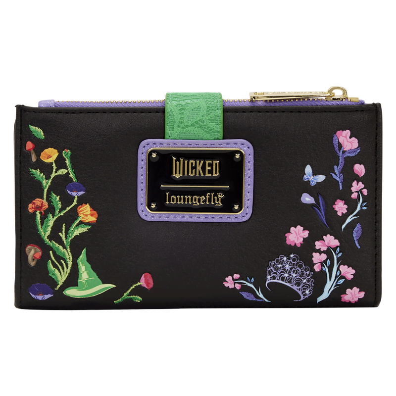 Wicked Glinda & Elphaba Floral & Lace Flap Wallet - Image 6