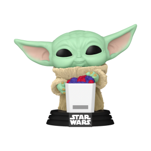 Pop! Grogu with Snack (Flocked)