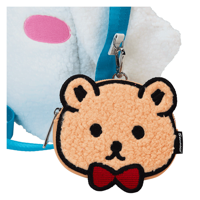 Sanrio Cinnamoroll Cosplay Sherpa Tote Crossbody Bag With Coin Bag - Image 10