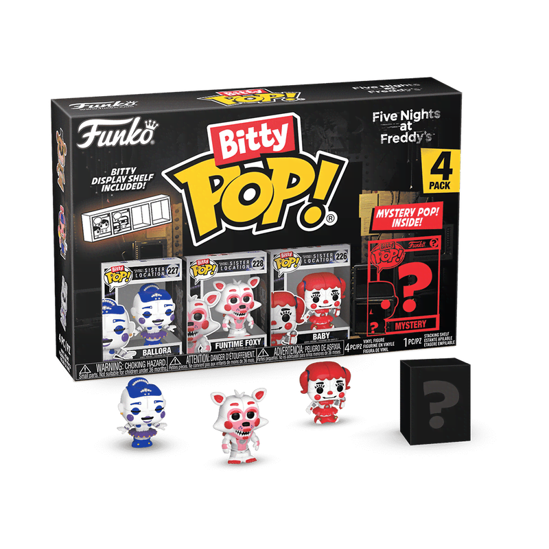 Bitty Pop! Five Nights at Freddy's 4-Pack Series 1
