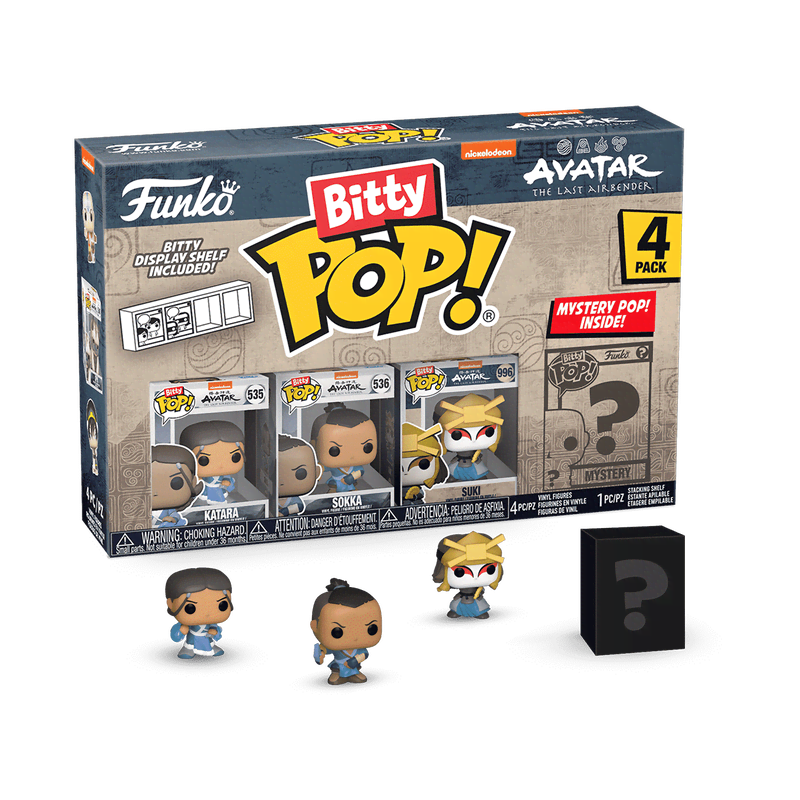 Bitty Pop! Avatar The Last Airbender 4-Pack Series 4