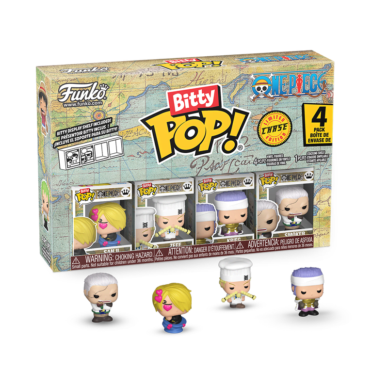 Bitty Pop! One Piece 4-Pack Series 3