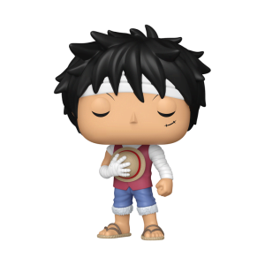 Pop! Monkey D. Luffy (Marineford Memorial) with Pop! Protector