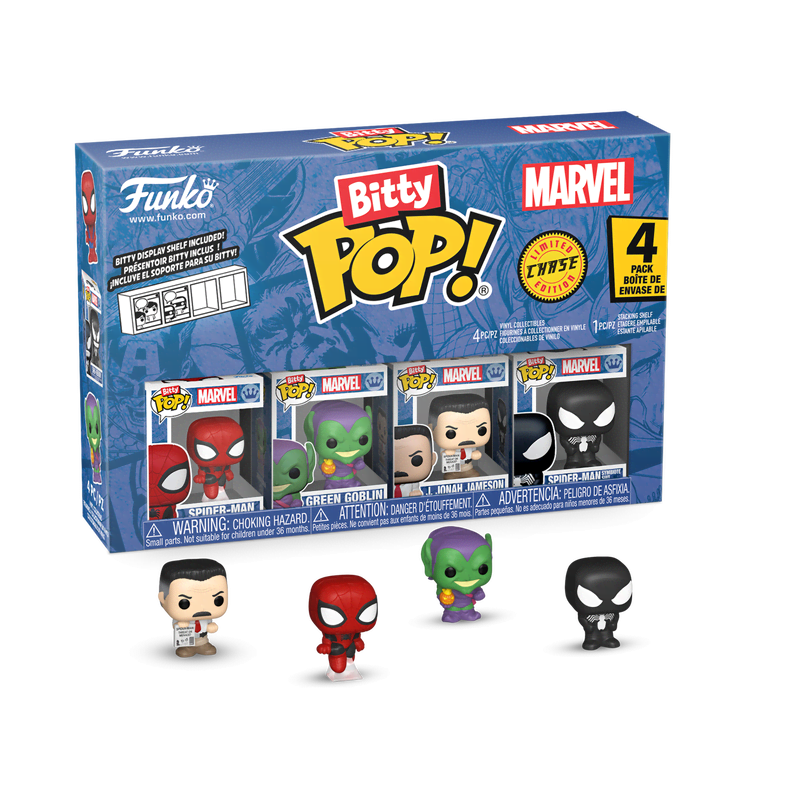 Bitty Pop! Spider-Man 4-Pack Series 1