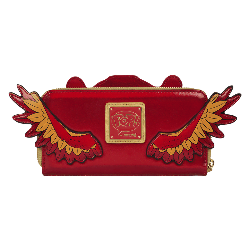 Funko Pop! By Loungefly Harry Potter Exclusive Fawkes Phoenix Cosplay Zip Around Wallet - Image 2