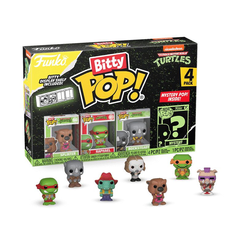 Bitty Pop! Teenage Mutant Ninja Turtles 4-Pack Series 3