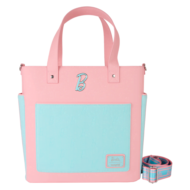 Classic Barbie Terry Cloth Convertible Backpack & Tote Crossbody Bag