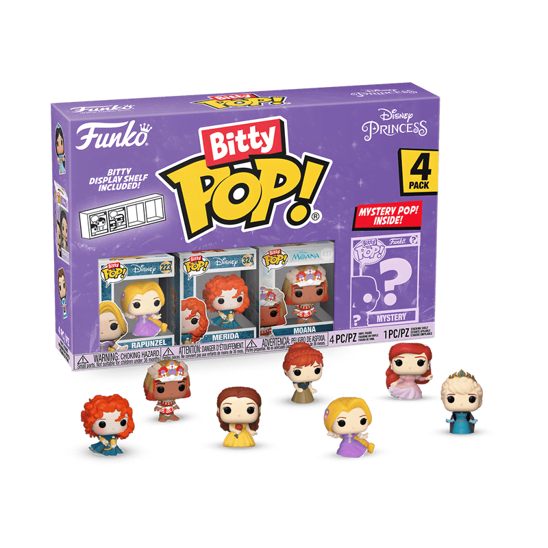 Bitty Pop! Disney Princess 4-Pack Series 4