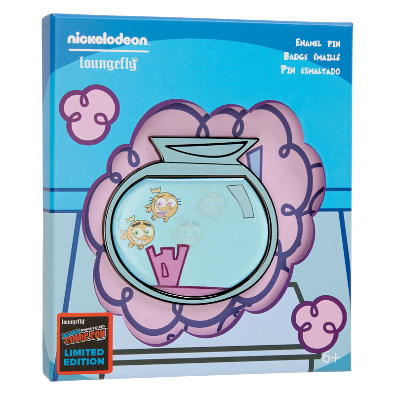 NYCC Limited Edition The Fairly OddParents Lenticular 3″ Collector Box Pin - Image 3