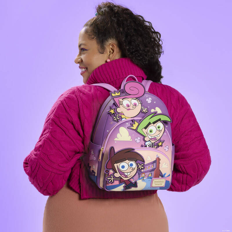 The Fairly OddParents Exclusive Triple Pocket Glow Mini Backpack - Image 2