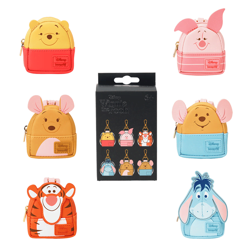 Winnie The Pooh & Friends Cosplay Mystery Mini Backpack Keychain Charm