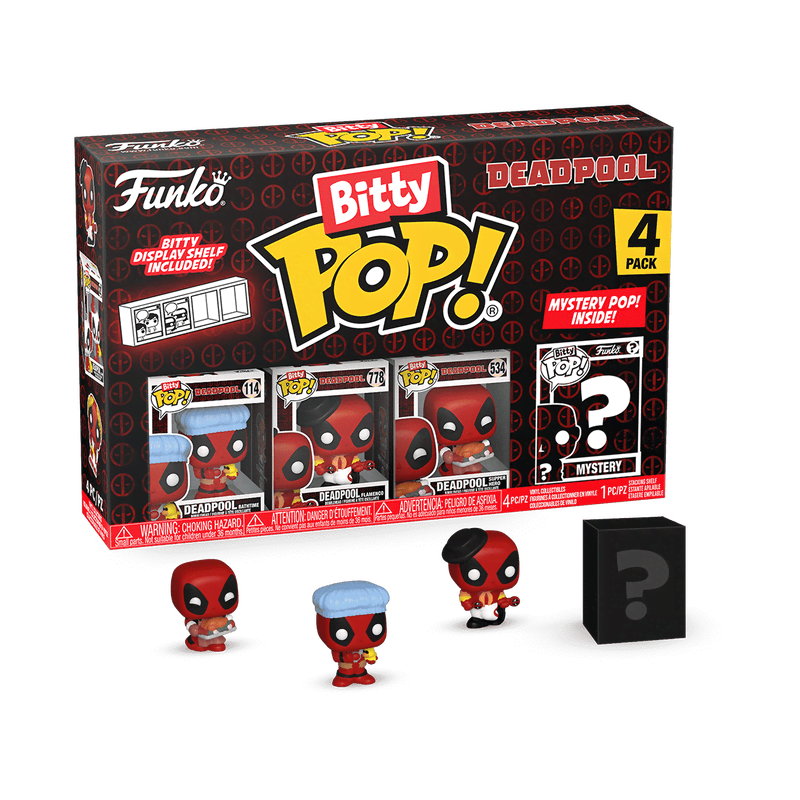 Bitty Pop! Deadpool 4-Pack Series 2