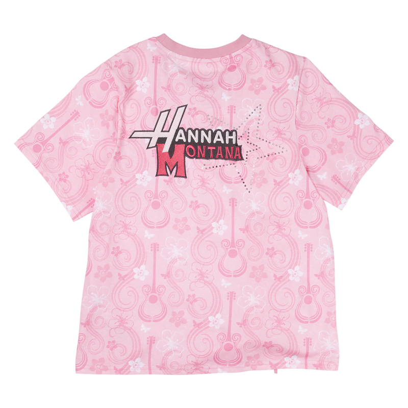 Hannah Montana Drawstring Hem All-Over Print Unisex Tee - Image 4