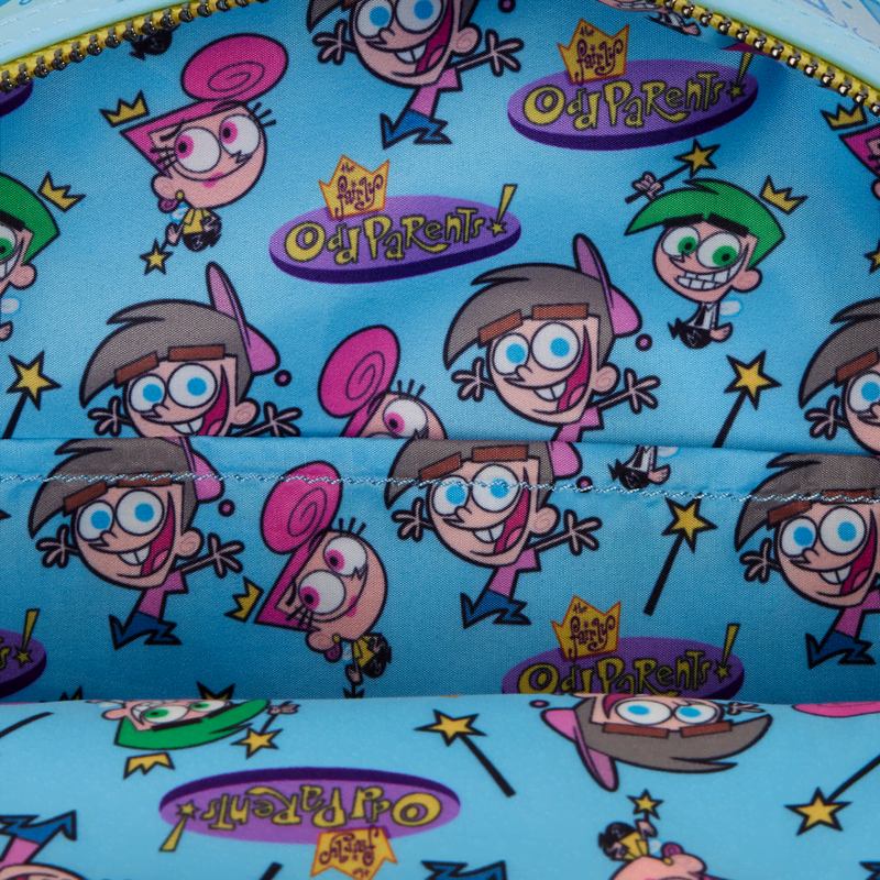 NYCC Limited Edition The Fairly OddParents Timmy. Cosmo. & Wanda Glow Mini Backpack - Image 7