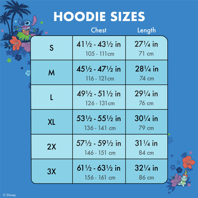 SDCC Limited Edition Stitch Floral Unisex Hoodie - Image 5