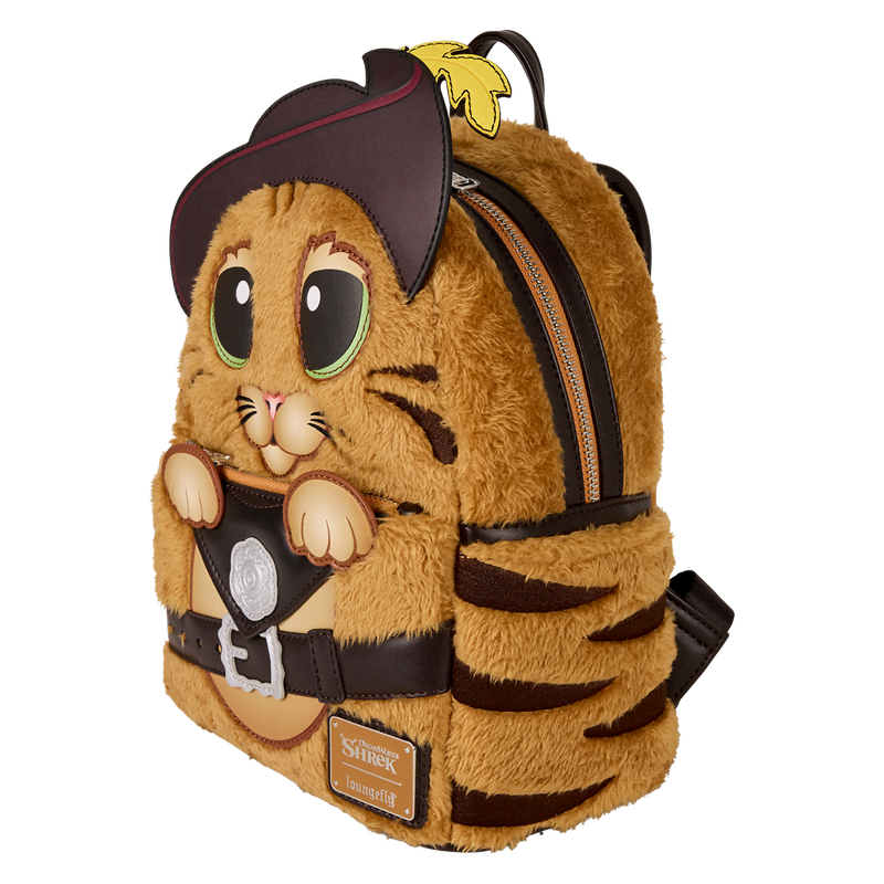 Shrek Puss In Boots Plush Cosplay Mini Backpack - Image 3